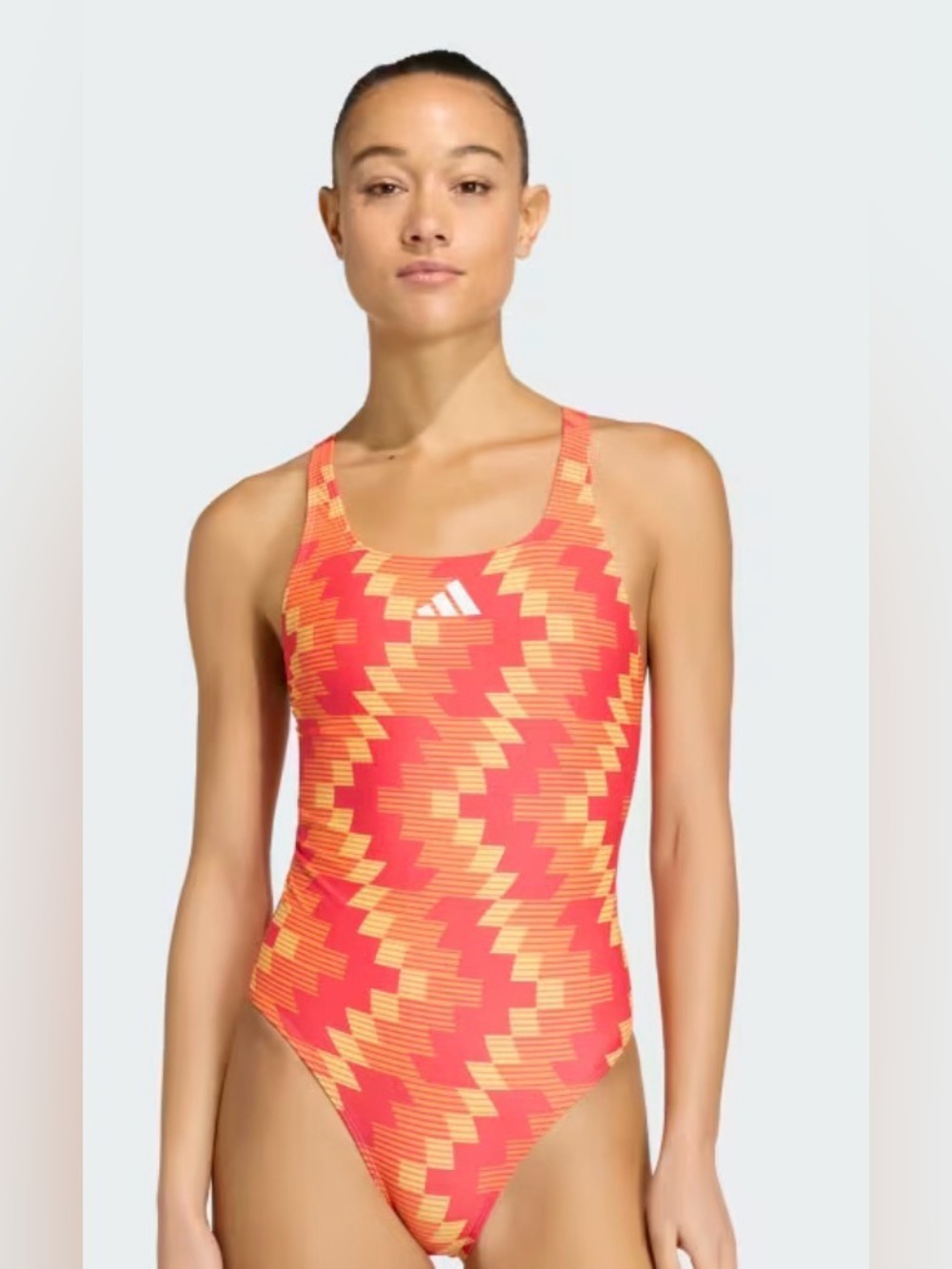 adidas SOCCER-INSPIRED V-BACK GRAPHIC SWIMSUIT 8
